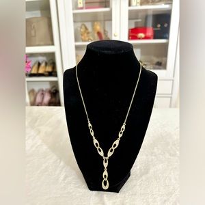 Givenchy Pavé Loop Lariat Necklace